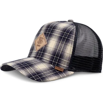 Gorra trucker azul Check HFT Denim Wishy de Djinns