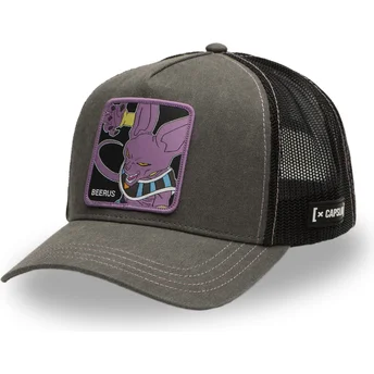 Gorra trucker gris Beerus DBS6 BEE Dragon Ball Super de Capslab