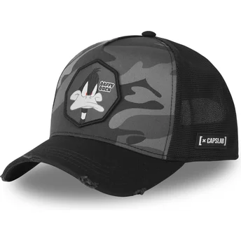 Gorra trucker gris Pato Lucas LOO11 DAF Looney Tunes de Capslab