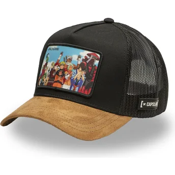 Gorra trucker negra y marrón Jinchūriki JIN Naruto de Capslab