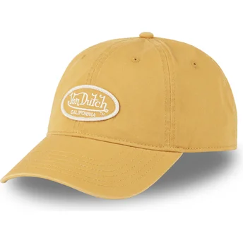 Gorra curva amarilla ajustable LOG05 CD de Von Dutch