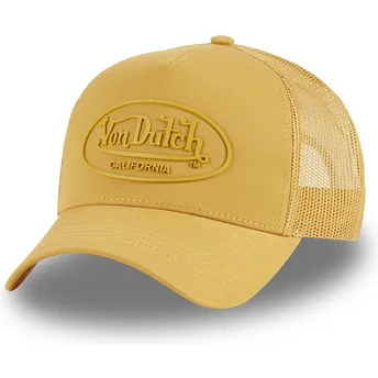 Gorra trucker amarilla LOG13 de Von Dutch