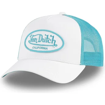 Gorra trucker blanca y azul FLUO03 CT de Von Dutch