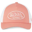 gorra-trucker-rosa-y-blanca-ajustable-lof-b25-de-von-dutch