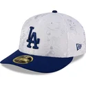 gorra-plana-blanca-y-azul-ajustada-59fifty-day-low-profile-de-los-angeles-dodgers-mlb-de-new-era