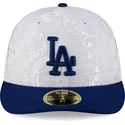 gorra-plana-blanca-y-azul-ajustada-59fifty-day-low-profile-de-los-angeles-dodgers-mlb-de-new-era