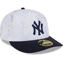gorra-plana-azul-marino-y-blanca-ajustada-59fifty-day-low-profile-de-new-york-yankees-mlb-de-new-era