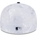 gorra-plana-azul-marino-y-blanca-ajustada-59fifty-day-low-profile-de-new-york-yankees-mlb-de-new-era