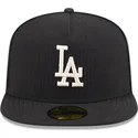 gorra-plana-negra-ajustada-59fifty-day-a-frame-de-los-angeles-dodgers-mlb-de-new-era