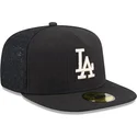 gorra-plana-negra-ajustada-59fifty-day-a-frame-de-los-angeles-dodgers-mlb-de-new-era