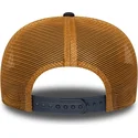 gorra-trucker-azul-marino-y-marron-9seventy-stretch-snap-debossed-logo-de-new-york-yankees-mlb-de-new-era