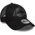 gorra-trucker-negra-ajustable-con-logo-gris-9forty-de-los-angeles-lakers-nba-de-new-era