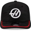 gorra-curva-negra-snapback-9seventy-stretch-snap-camo-de-haas-f1-team-formula-1-de-new-era