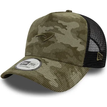 Gorra trucker camuflaje A Frame Cord de McLaren Racing Formula 1 de New Era