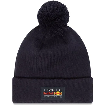 Gorro azul marino con pompón Essential de Red Bull Racing Formula 1 de New Era