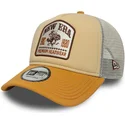 gorra-trucker-beige-a-frame-graphic-patch-de-new-era