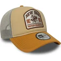 gorra-trucker-beige-a-frame-graphic-patch-de-new-era