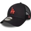 gorra-trucker-azul-marino-ajustable-con-logo-rojo-9forty-homefield-de-los-angeles-dodgers-mlb-de-new-era