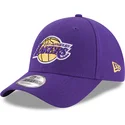 gorra-curva-violeta-ajustable-para-nino-9forty-the-league-de-los-angeles-lakers-nba-de-new-era