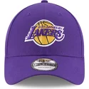 gorra-curva-violeta-ajustable-para-nino-9forty-the-league-de-los-angeles-lakers-nba-de-new-era