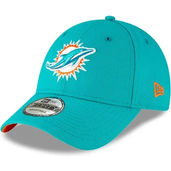 Gorra curva azul ajustable para niño 9FORTY The League de Miami Dolphins NFL de New Era