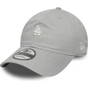 gorra-curva-gris-ajustable-9twenty-mini-logo-washed-de-los-angeles-dodgers-mlb-de-new-era