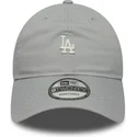 gorra-curva-gris-ajustable-9twenty-mini-logo-washed-de-los-angeles-dodgers-mlb-de-new-era