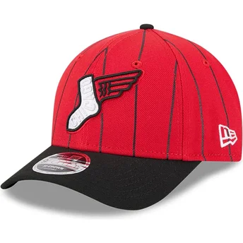 Gorra curva roja y negra snapback 9FORTY M-Crown City Connect de Chicago White Sox MLB de New Era