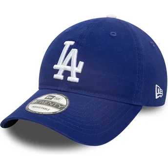 Gorra curva azul ajustable 9TWENTY Core Classic de Los Angeles Dodgers MLB de New Era