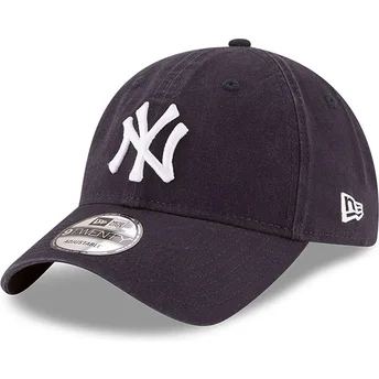Gorra curva azul marino ajustable 9TWENTY Core Classic de New York Yankees MLB de New Era