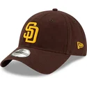 gorra-curva-marron-ajustable-9twenty-core-classic-de-san-diego-padres-mlb-de-new-era