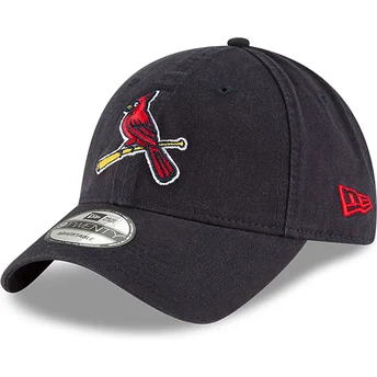 Gorra curva azul marino ajustable 9TWENTY Core Classic de St. Louis Cardinals MLB de New Era