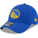 gorra-curva-azul-ajustable-9forty-the-league-de-golden-state-warriors-nba-de-new-era