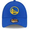 gorra-curva-azul-ajustable-9forty-the-league-de-golden-state-warriors-nba-de-new-era