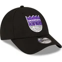 gorra-curva-negra-ajustable-9forty-the-league-de-sacramento-kings-nba-de-new-era