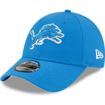Gorra curva azul ajustable 9FORTY The League de Detroit Lions NFL de New Era