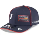 gorra-curva-azul-marino-snapback-9seventy-stretch-snap-de-red-bull-racing-formula-1-max-verstappen-de-new-era