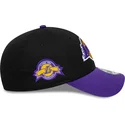 gorra-curva-negra-y-violeta-ajustable-9forty-side-patch-de-los-angeles-lakers-nba-de-new-era