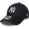 gorra-curva-azul-marino-ajustable-9forty-side-patch-de-new-york-yankees-mlb-de-new-era