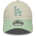 gorra-curva-beige-y-verde-ajustable-para-mujer-9twenty-world-series-cooperstown-de-los-angeles-dodgers-mlb-de-new-era