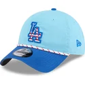 gorra-curva-azul-ajustable-9twenty-4th-july-de-los-angeles-dodgers-mlb-de-new-era