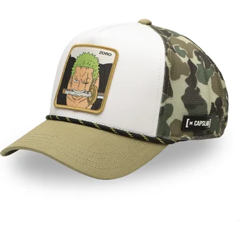 Gorra trucker camuflaje Roronoa Zoro OP5 CAM One Piece de Capslab