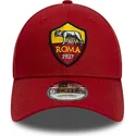 gorra-curva-roja-ajustable-9forty-core-de-associazione-sportiva-roma-serie-a-de-new-era