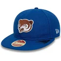 gorra-plana-azul-ajustable-9fifty-retro-crown-heritage-de-chicago-cubs-mlb-de-new-era