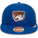 gorra-plana-azul-ajustable-9fifty-retro-crown-heritage-de-chicago-cubs-mlb-de-new-era
