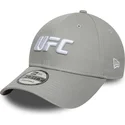 gorra-curva-gris-snapback-9forty-core-de-ufc-ultimate-fighting-championship-de-new-era
