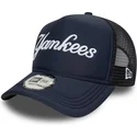gorra-trucker-azul-marino-a-frame-script-de-new-york-yankees-mlb-de-new-era