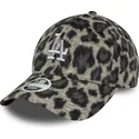 gorra-curva-negra-ajustable-para-mujer-9forty-cosy-animal-de-los-angeles-dodgers-mlb-de-new-era