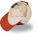 gorra-trucker-naranja-y-beige-ajustable-lof-b33-de-von-dutch