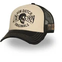 gorra-trucker-beige-y-negra-crew28-de-von-dutch
